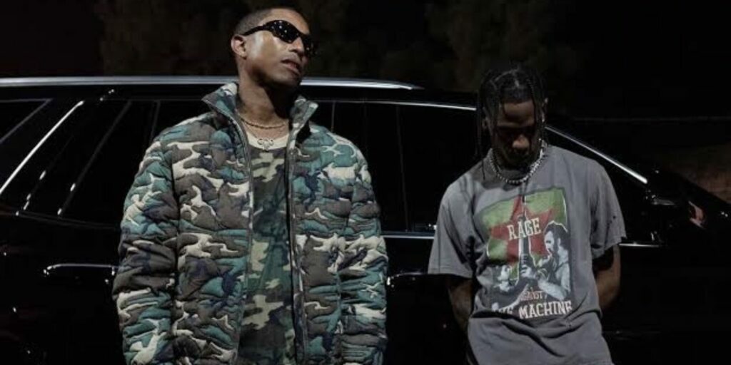 Cover art of Down In Atlanta Lyrics by Pharrell Wiliams and Travis Scott