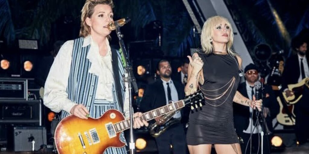 Cover art of Thousand Miles Lyrics by Miley Cyrus Ft Brandi Carlile
