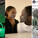 Billionaire daughter, Temi Otedola tackles her fiancé, Mr Eazi after he celebrated himself on Father's day