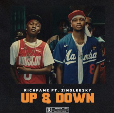 Cover art of Up & Down Lyrics by Richfame Ft Zinoleesky 